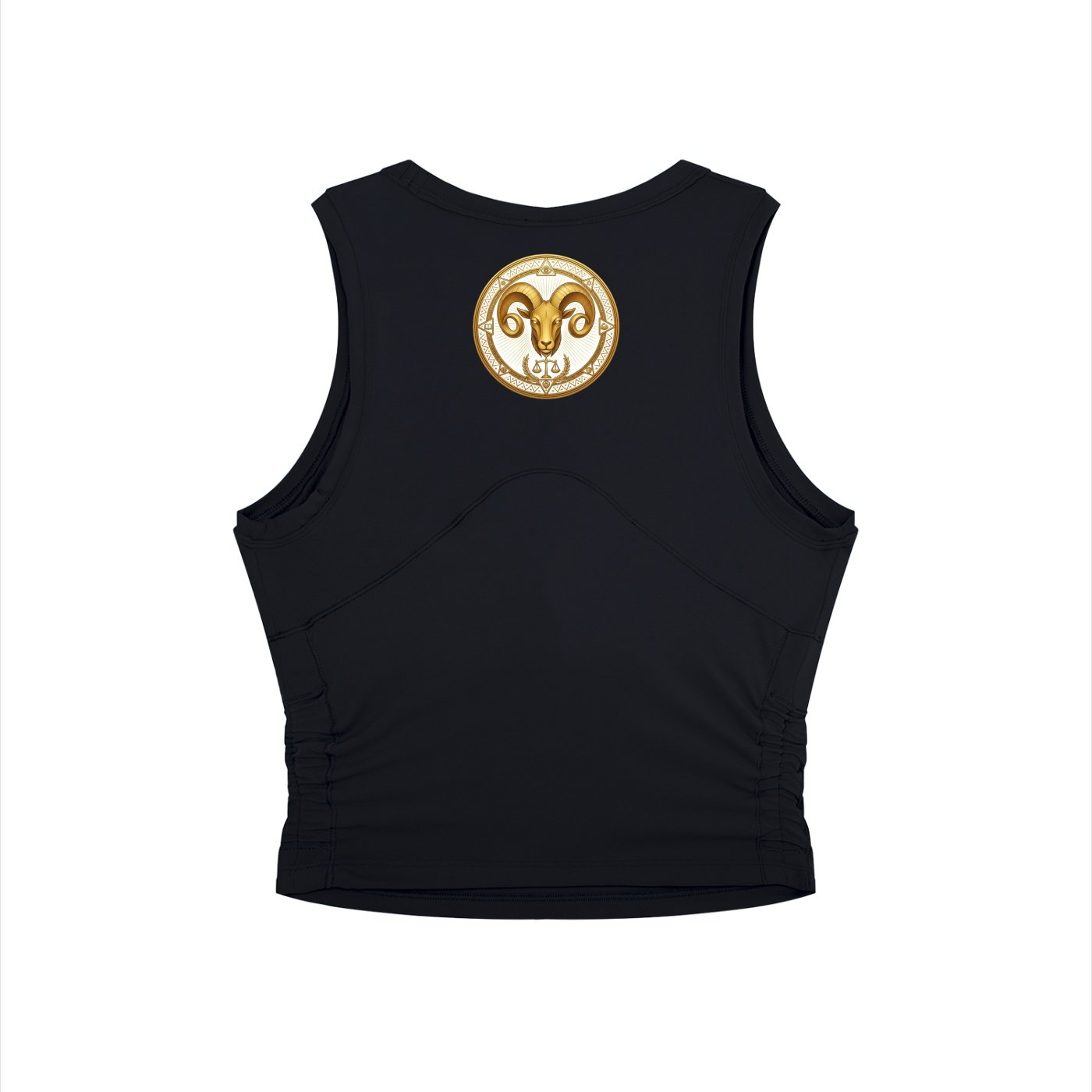 Women’s Crewneck Yoga Tank Top - Image 2