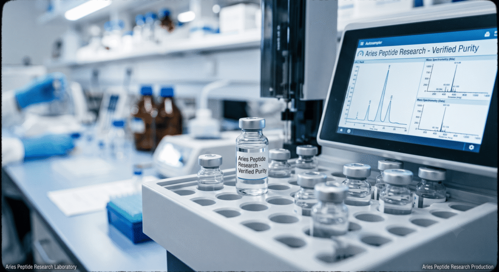 High purity peptides tested via HPLC MS by Aries Peptide Research